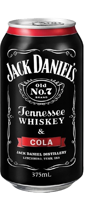 Jack Daniels & Cola Cans 330ml 