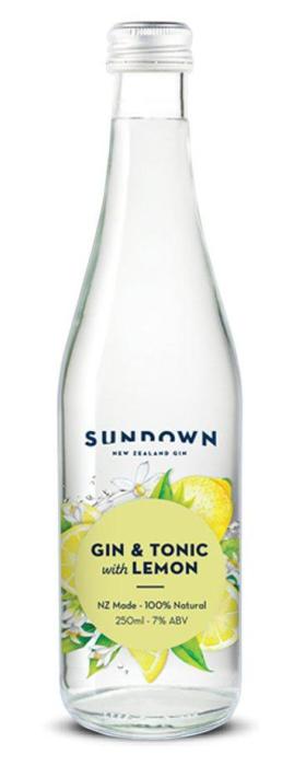 Sundown Gin & Tonic with Lemon 250ml